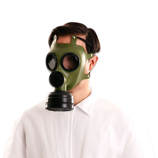 verkoop - attributen - Halloween - Gasmasker groen